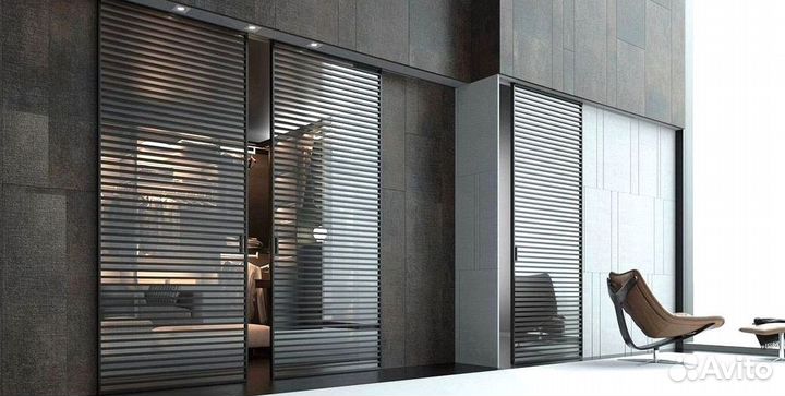 Реечные раздвижные перегородки