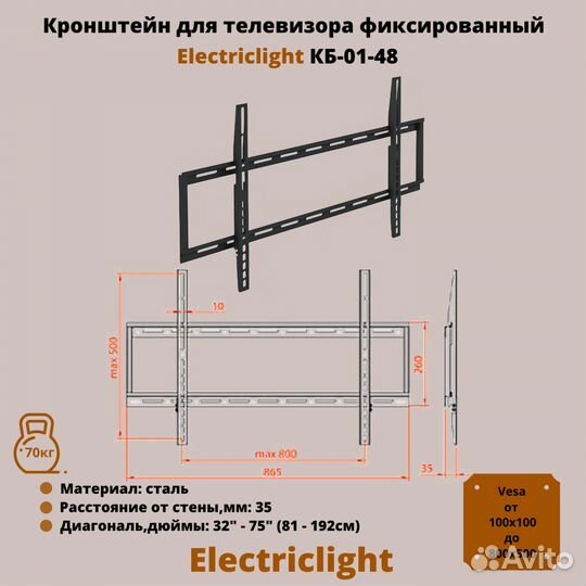 Кронштейн для тв 32