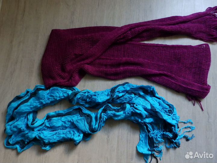 Шарфы, шапка, митенки