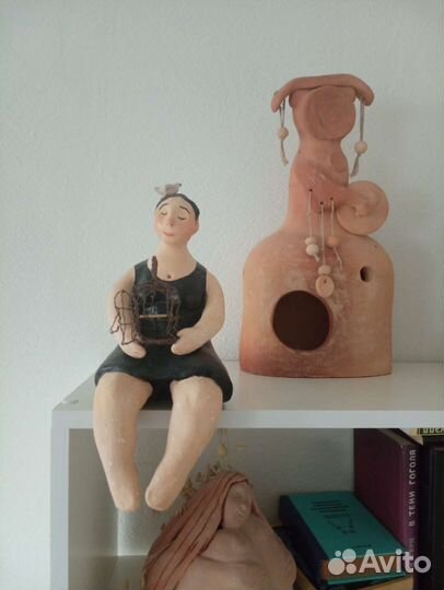 Керамические скульптурки (Ангел, Женщина)