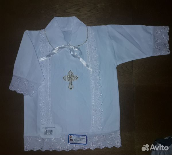 Новая крестильная рубашка (56-62)