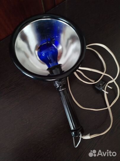 Синяя лампа для прогревания