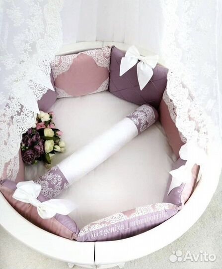 Бортики в детскую кроватку