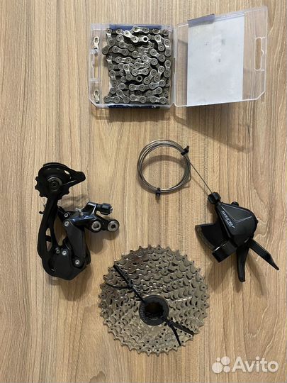 Групсет shimano. Трансмиссия на 9 скоростей