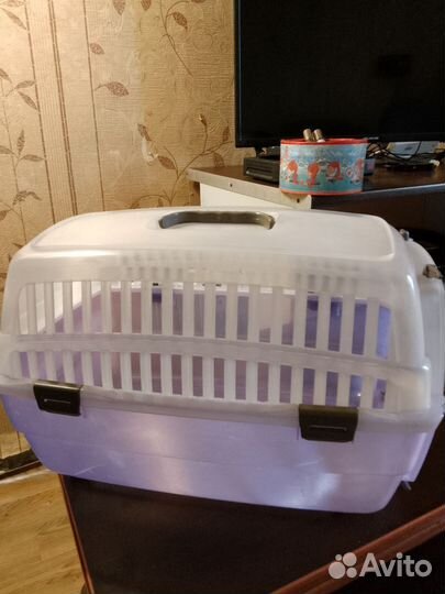 Переноска для кошек пластиковая