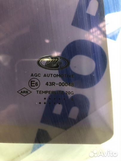 Стекло двери зад прав LADA xray 1.6 мт