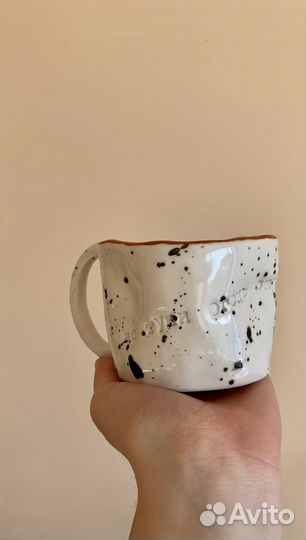 Кружка керамическая ручной работы