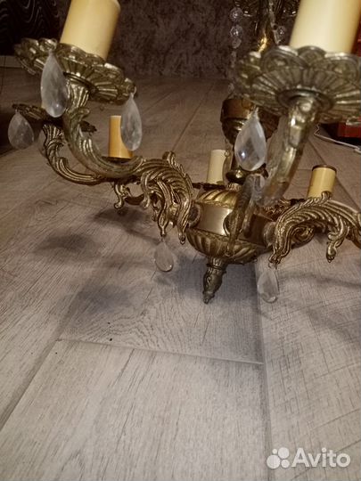 Продам старинную люстру