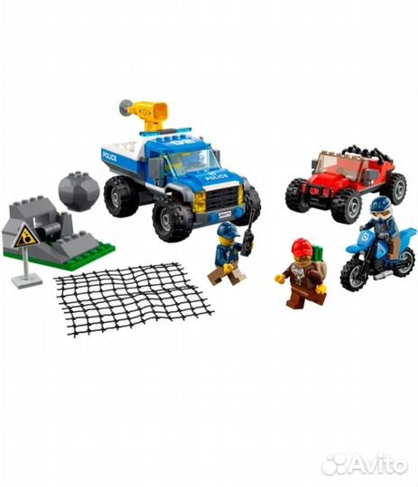 Lego City 60172 Погоня по грунтовой дороге