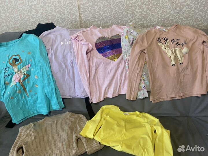 Вещи пакетом для девочки 140-152