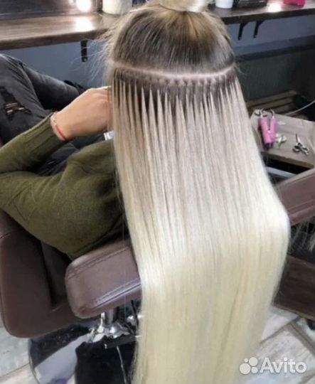 Наращивание волос(био, натуральный )
