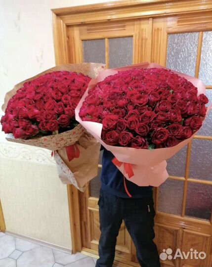 101 роза/Доставка