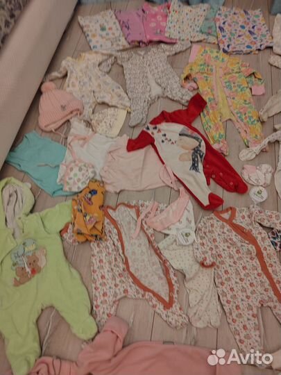 Вещи пакетом для девочки 56 62 68