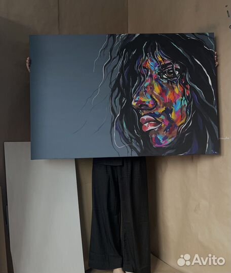 Интерьерная картина в стиле поп-арт