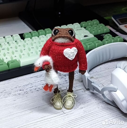 Гусь брелок, подвес, игрушка