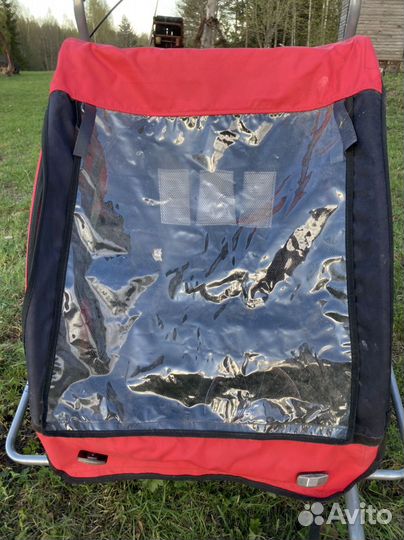 Детский велоприцеп