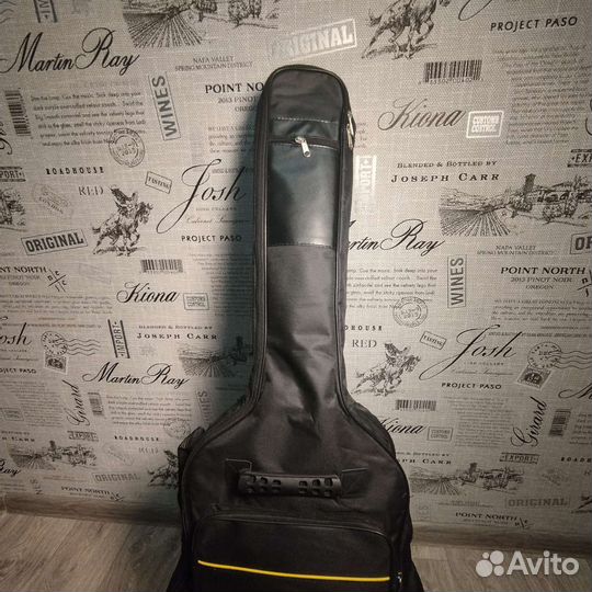 Чехол для гитары плотный+струны+каподастр