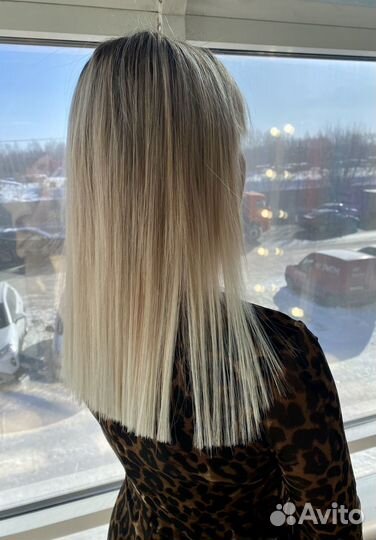 Капсульное наращивание биопротеиновых волос