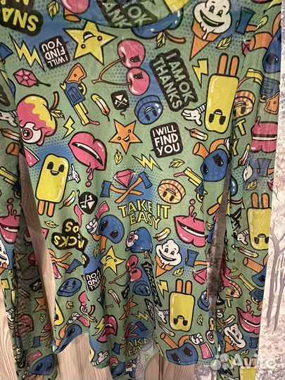 Боди с веселой расцветкой (xs)