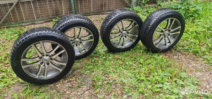 Комплект колёс r17 5х100 на зимней шипованной