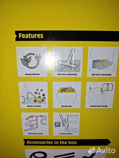 Хозяйственный пылесос Karcher WD 3 V-17/6/20 Car