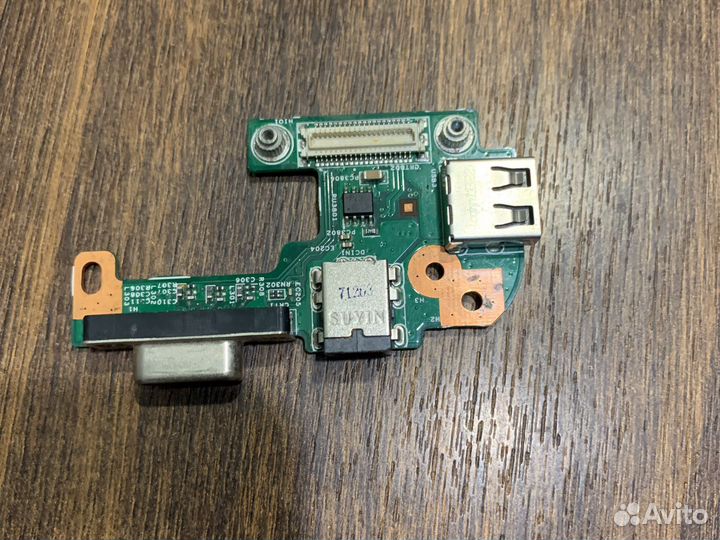 Плата питания vga usb разъем питания dell 5110