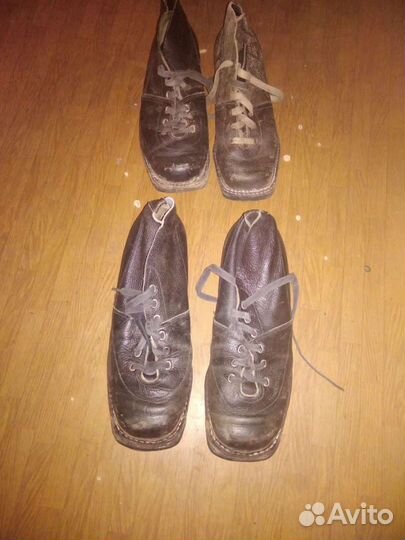 Лыжные ботинки скороход 30см по подошве