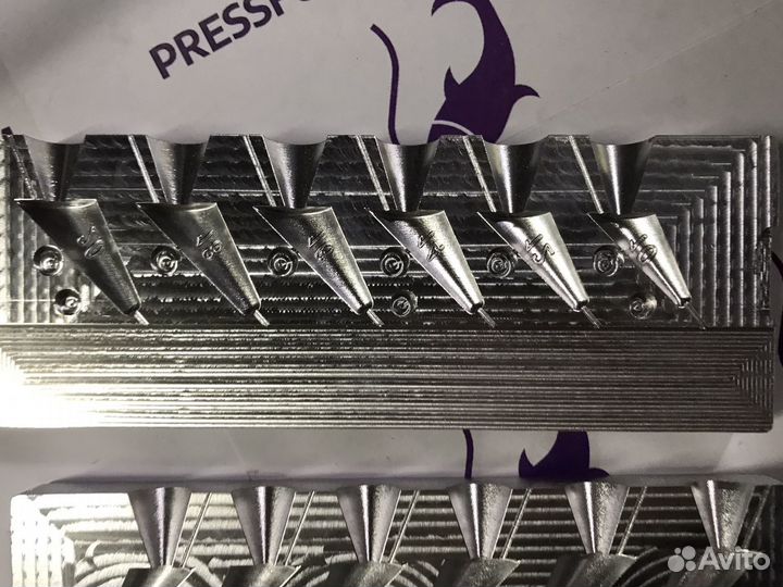 Формы чпу для литья джиг-головок (10-20 грамм)