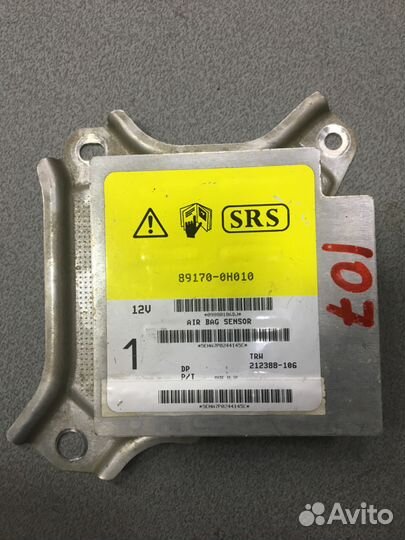 Блок AIR BAG Peugeot 107 целыйне стреляный