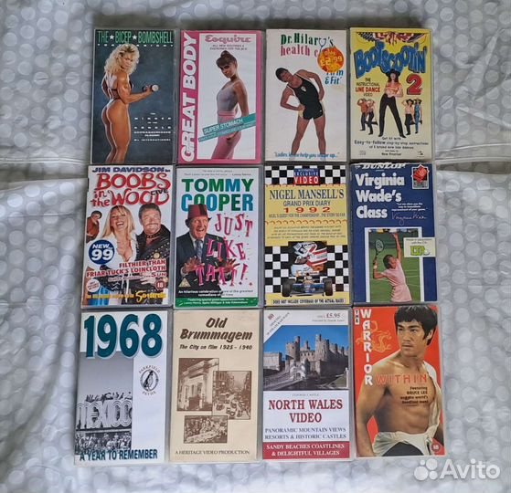 VHS кассеты фирменные UK Germany винтаж