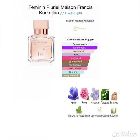MFK feminin pluriel распив