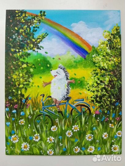 Картина на холсте Ежик