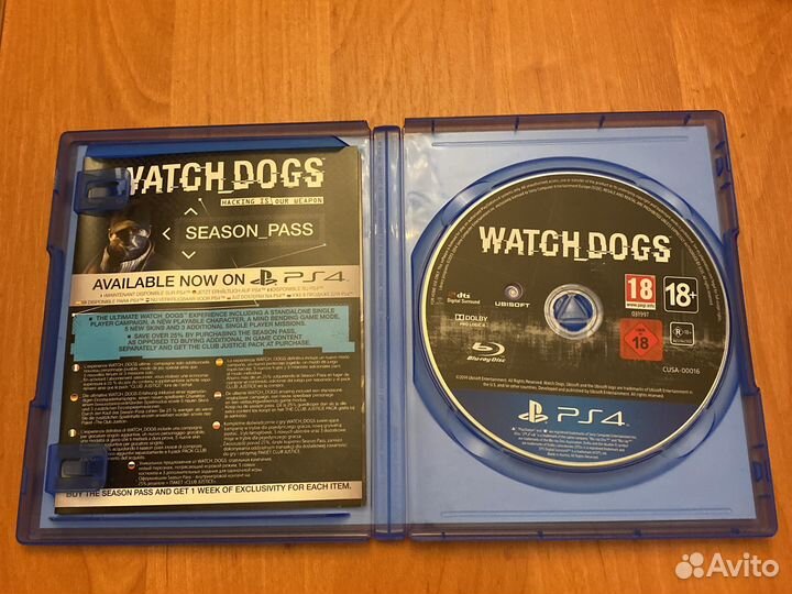 Игра для приставки ps4 watghdogs