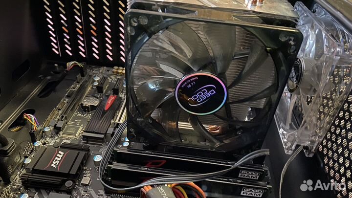 Готовый комплект на Ryzen 3600+ мат плата Msi