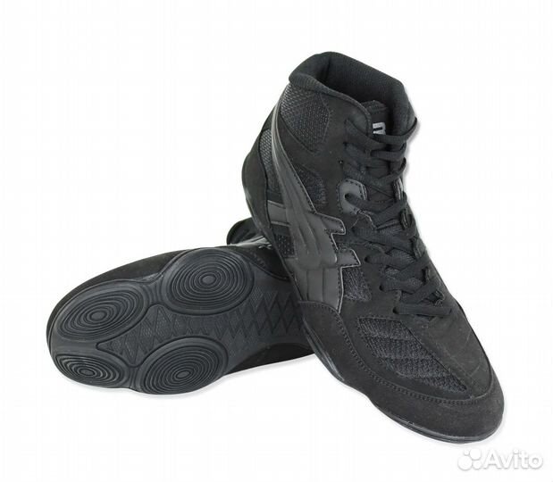 Борцовки на твердой подошве BoyBo New черные (37)