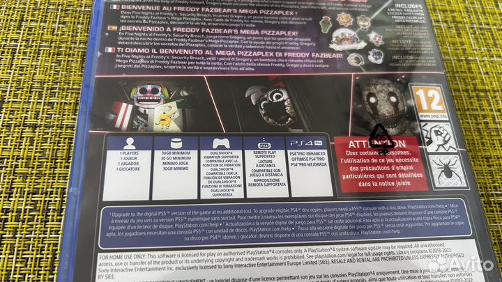 Five nights AT freddy s security breach ps4