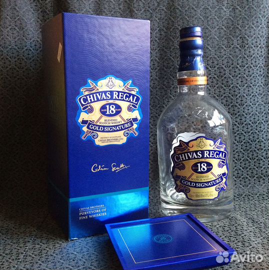 Бутылка в коробе Chivas Regal Scotch Whisky