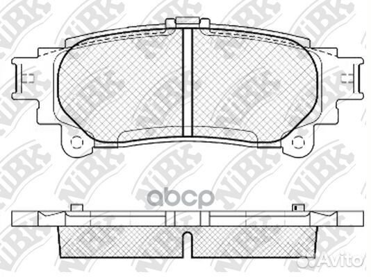 PN1846-nibk колодки дисковые задние Lexus RX 3.5