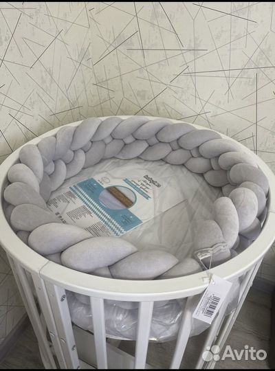 Бортик косичка