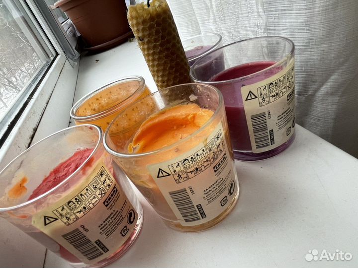 Комплект Свечи бу ikea, ambi pur и тд 6 шт