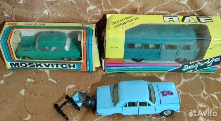 Модель автомобиля Москвич 408, RAF, Газ 24