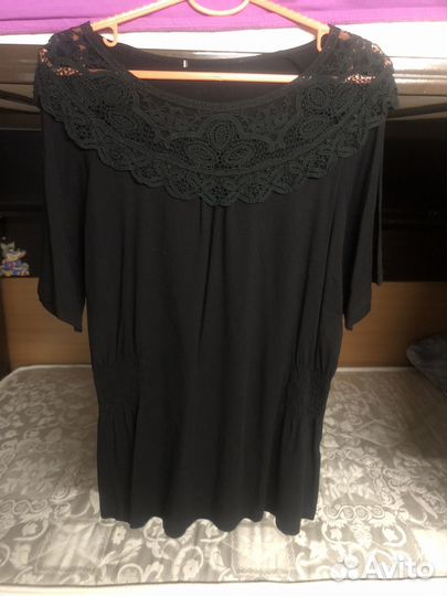 Футболка черная приталенная