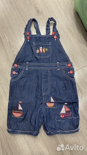 Джинсовый комбинезон для девочки