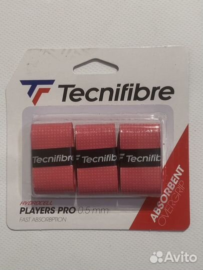 Намотки Tecnifibre Players Pro Red 3 шт