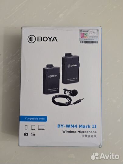 Микрофон петличный Boya BY-WM4 Mark 2