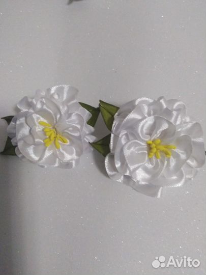 Бантики, заколки, резиночки ручной работы