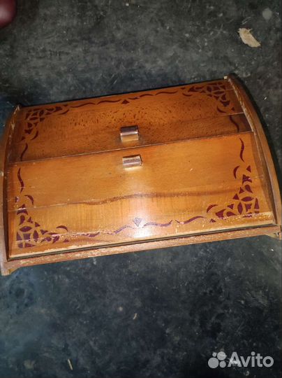 Хлебница деревянная СССР