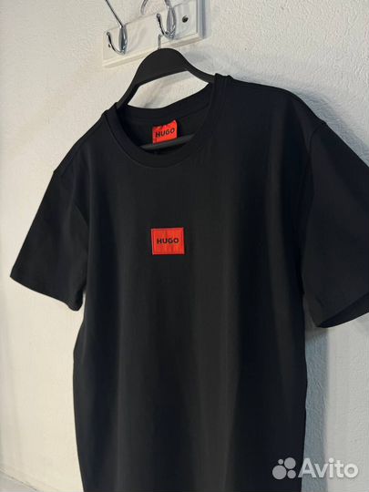 Футболка Hugo Boss темная LUX