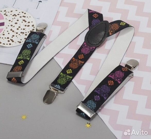 Подтяжки детские «Сова», длина 60 см