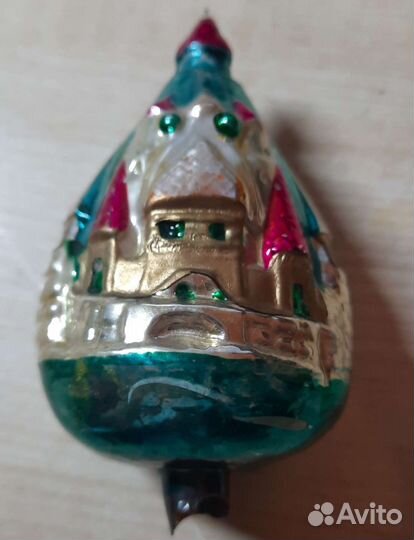 Елочная игрушка СССР Царь-Град, Остров Буян